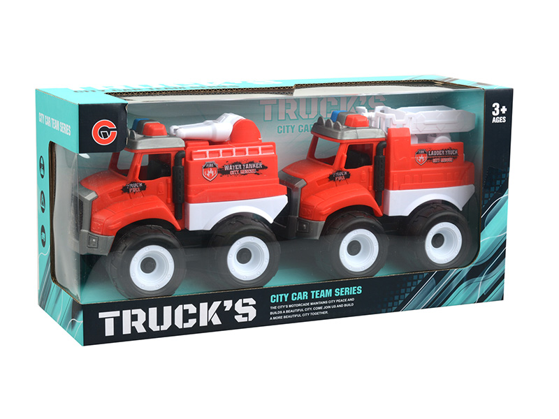 Friction Fire Engine 2pcs