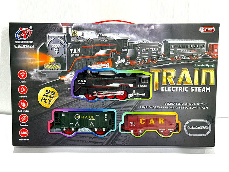 B/O Spray (Add Water) Simulation Rail Train With Light And Music