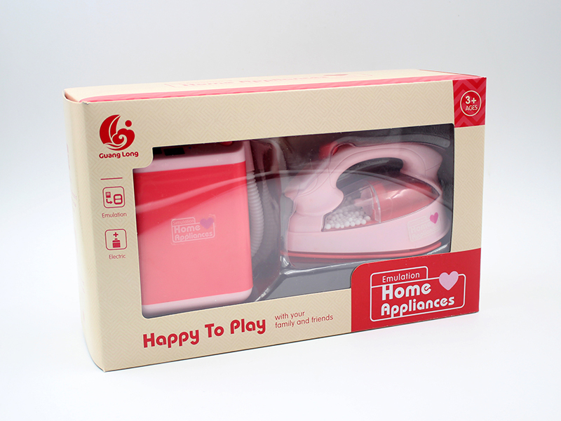 Washing Machine + Iron Small Household Appliance Toy