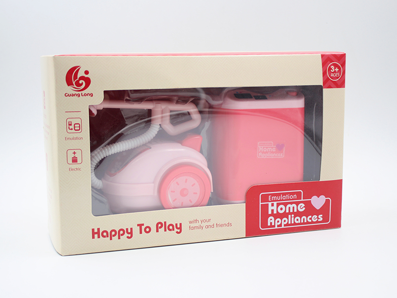 Vacuum Cleaner + Washing Machine Small Household Appliance Toy