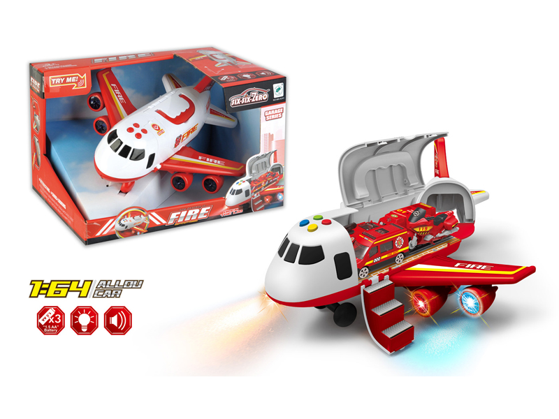 Transformable Firefighter Aircraft With Light And Music