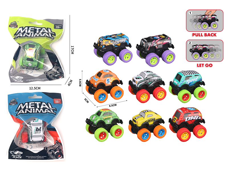 Pull Back Off-Road Alloy Car