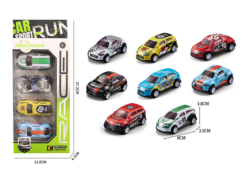 Pull Back Urban Alloy Car