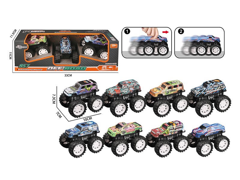 Friction Off-Road Alloy Car