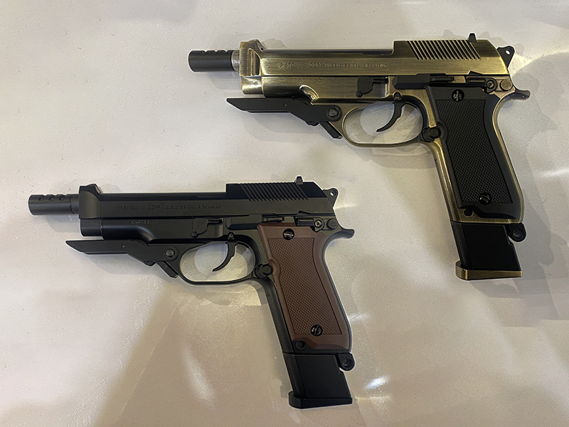 Alloy Pistol Dual-Purpose Soft Bullet Gun