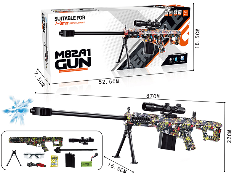 M82A1 Barrett Manual Automatic Dual Mode Water Bullet Gun