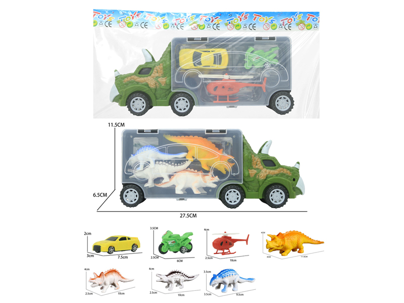 Slide Dinosaur Storage Cart
