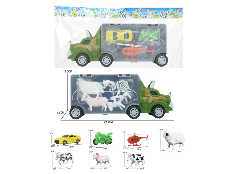 Slide Dinosaur Storage Cart