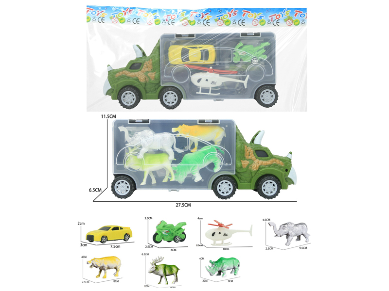 Slide Dinosaur Storage Cart