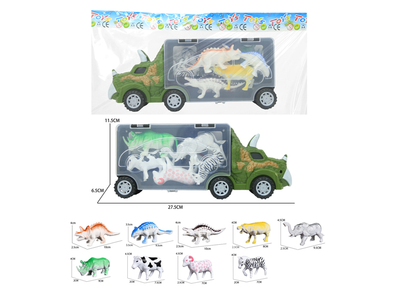 Slide Dinosaur Storage Cart