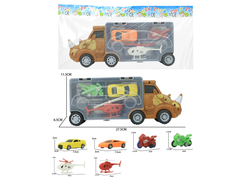 Slide Dinosaur Storage Cart
