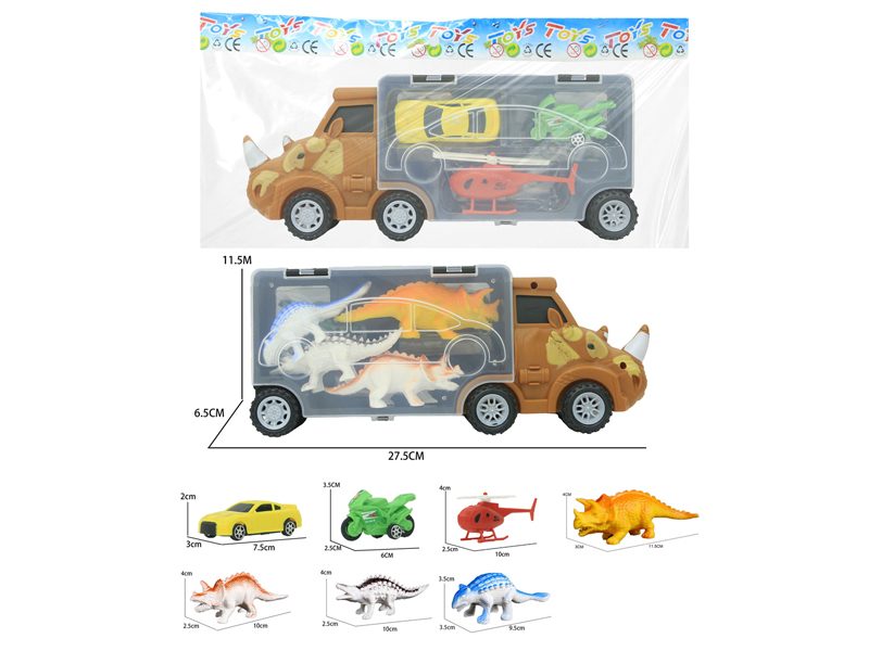 Slide Dinosaur Storage Cart