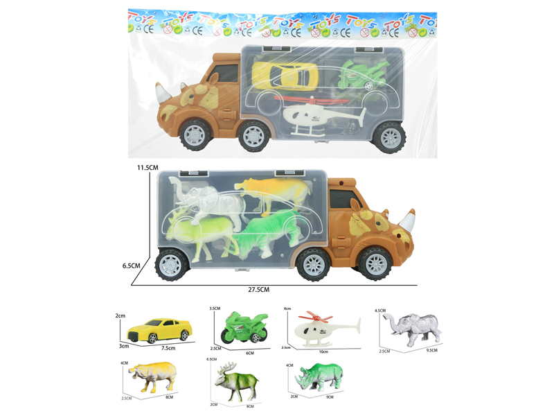 Slide Dinosaur Storage Cart