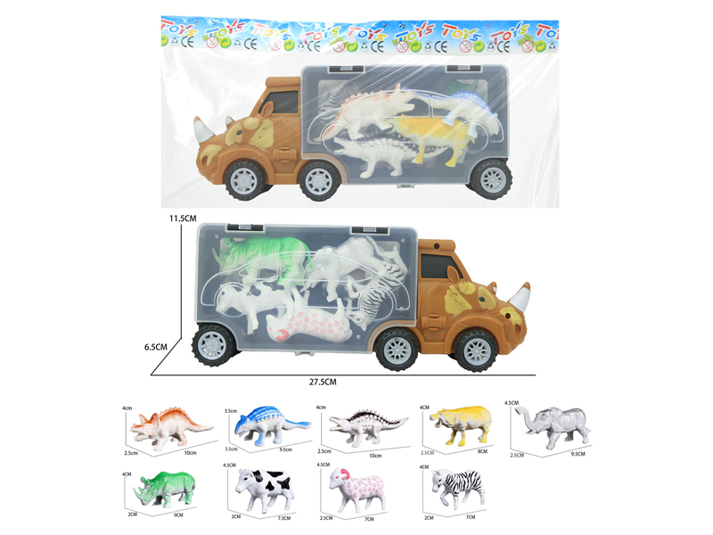 Slide Dinosaur Storage Cart