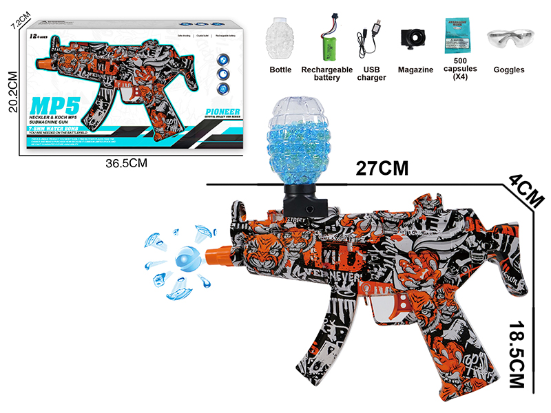 Electric High-Speed Continuous Shot Water Bullet Gun