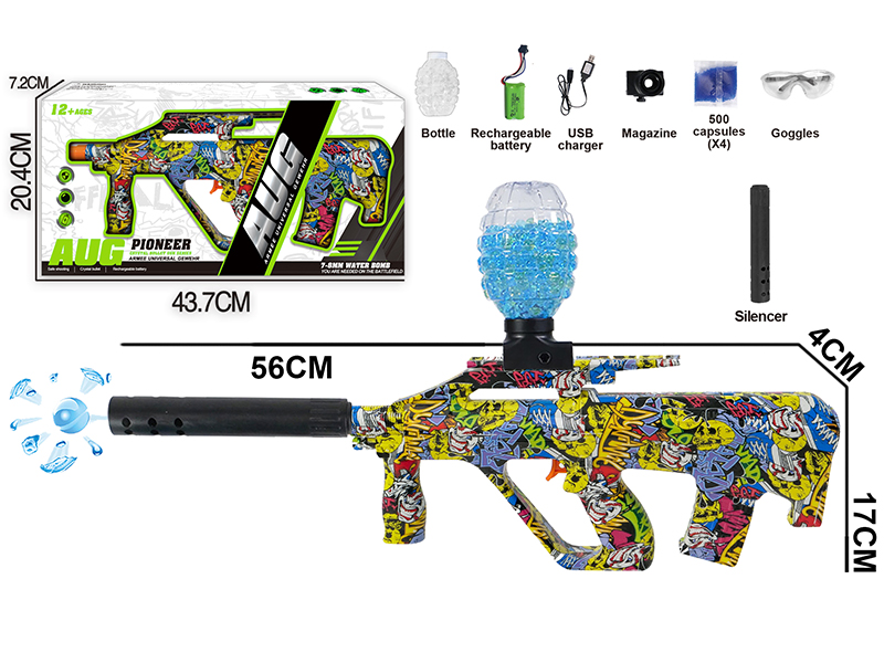 Electric Continuous Shot Water Bullet Gun