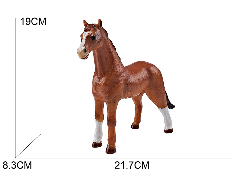 Vinyl Farm Animal Model - Brown Horse