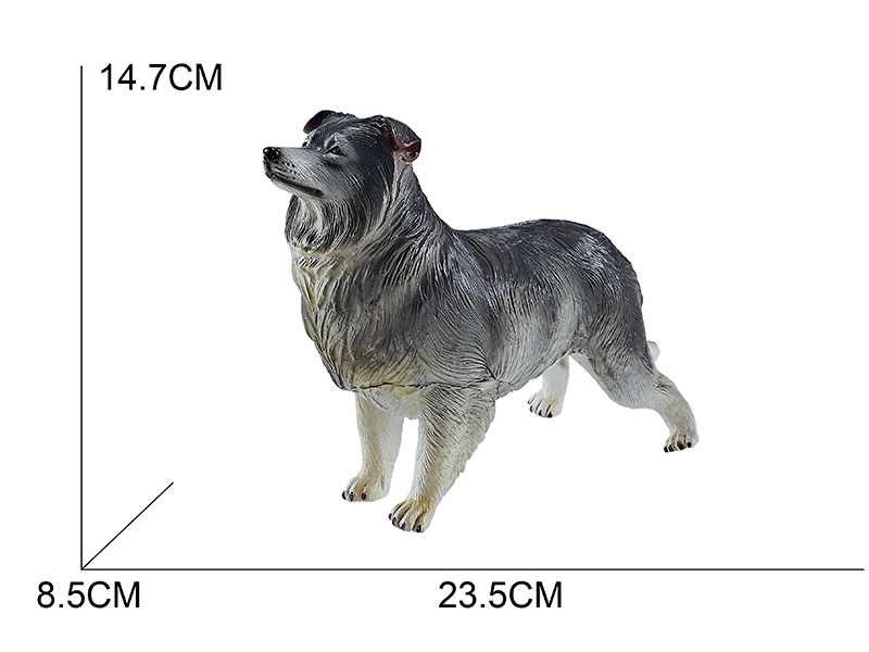 Vinyl Farm Animal Model - Grey Sheepdog