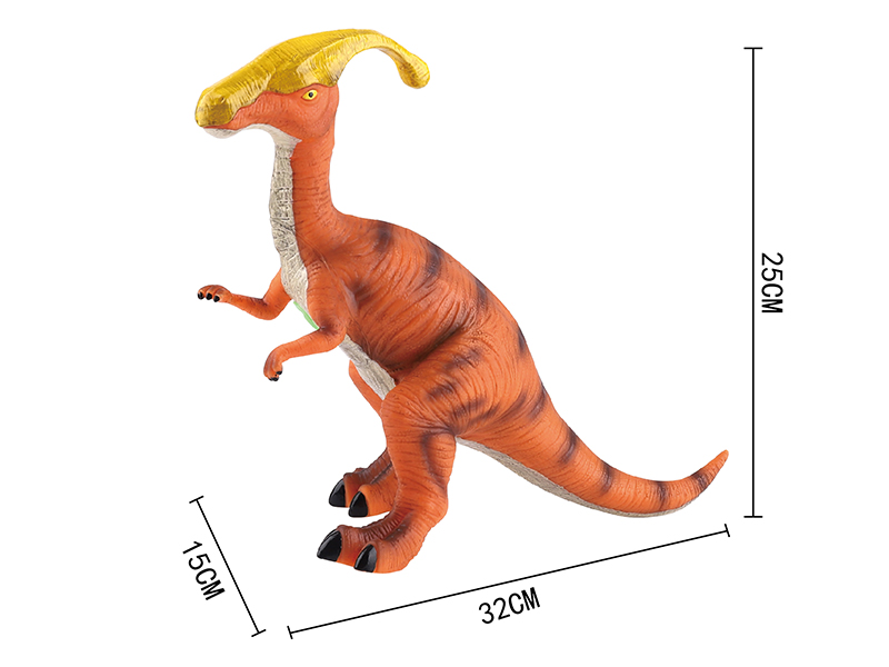 Vinyl Dinosaur Model - Parasaurolophus(With IC)