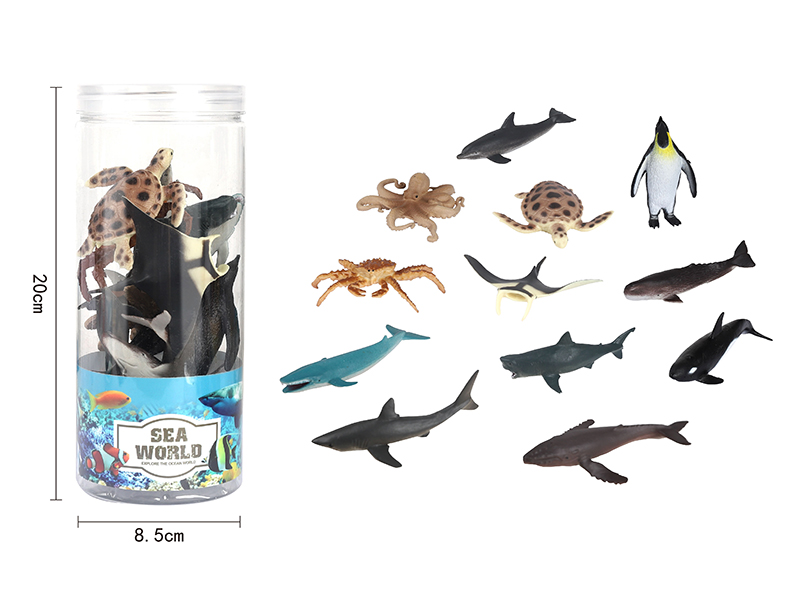 PVC Solid Simulated Sea Animal Model