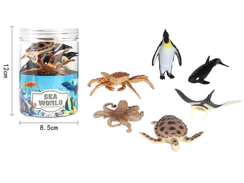 PVC Solid Simulated Sea Animal Model