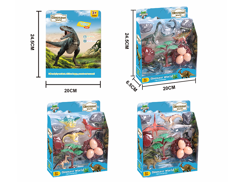 Small Dinosaur Model Scene Set