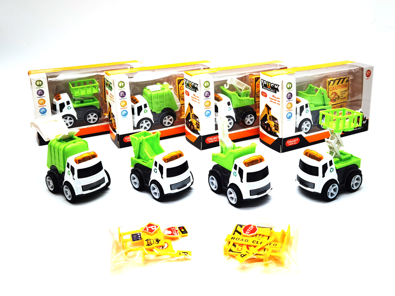 Friction Alloy Sanitation Truck+Accessories