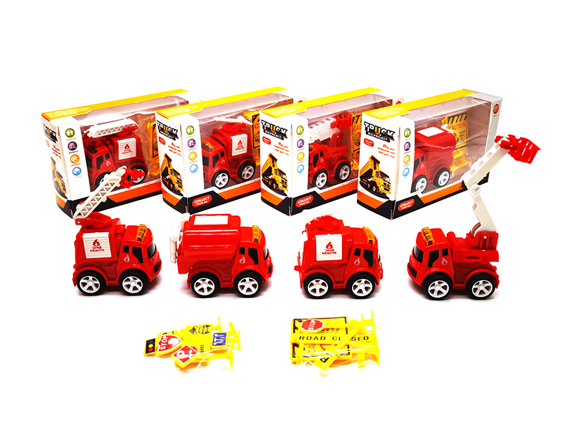 Friction Alloy Fire Engine+Accessories