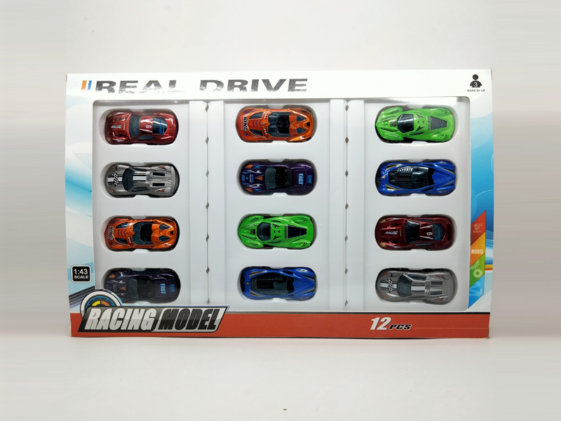 12PCS Slide Alloy Car