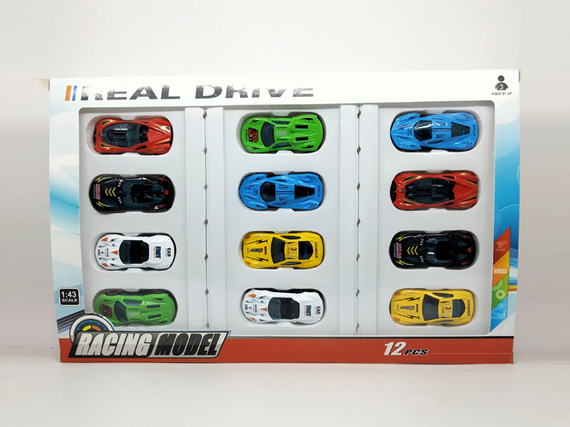 12PCS Slide Alloy Car