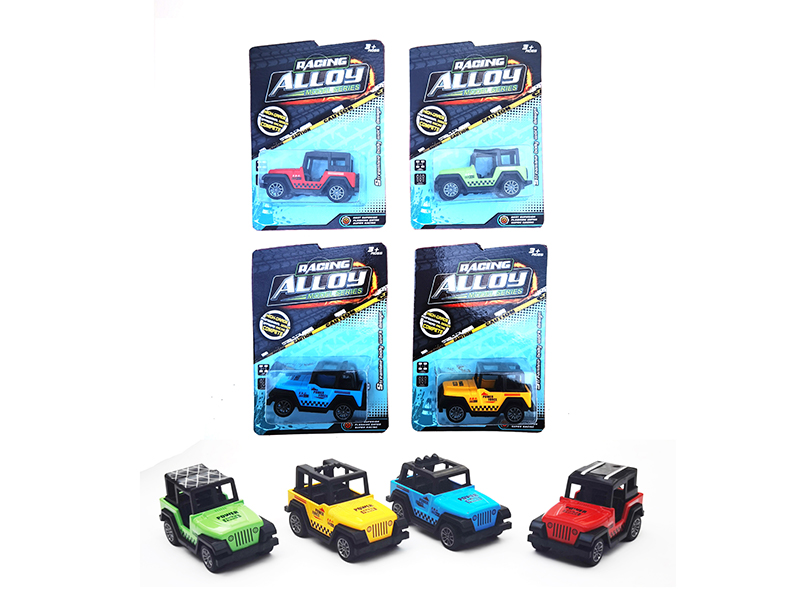 Pull Back Alloy Off-Road Vehicle