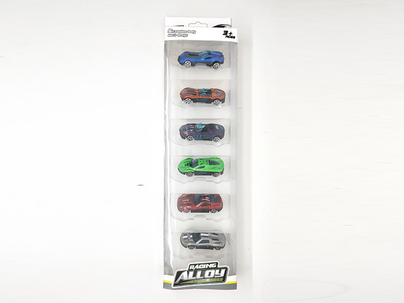 6PCS Slide Alloy Car