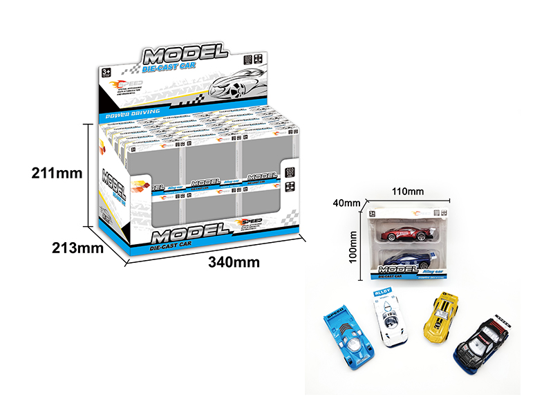 30PCS Slide Alloy Sports Car