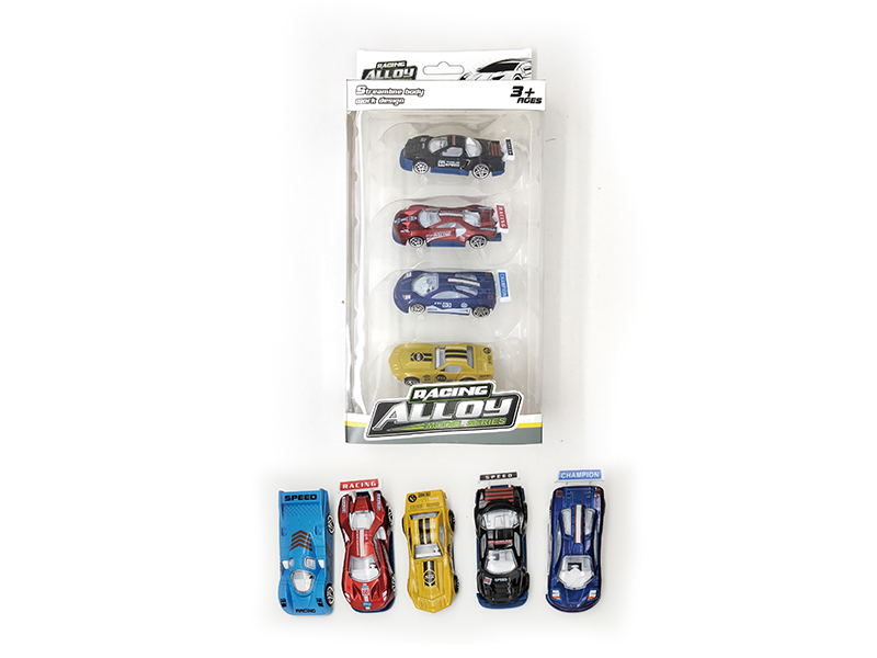 4PCS Slide Alloy Sports Car