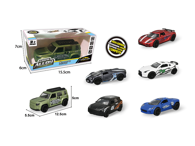 Pull Back Alloy Car With Light And Music