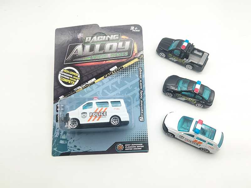 Slide Alloy Police Car