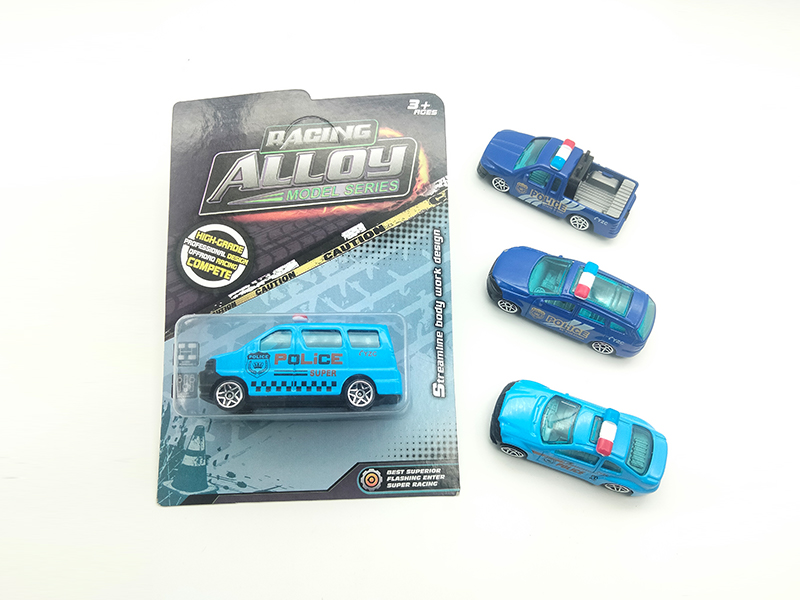 Slide Alloy Police Car