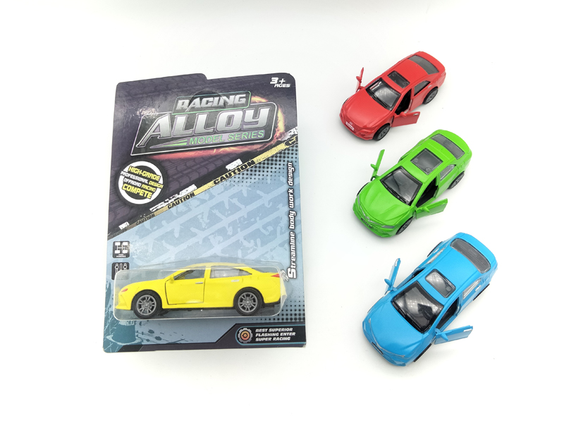 Pull Back Alloy Painted Matte Car