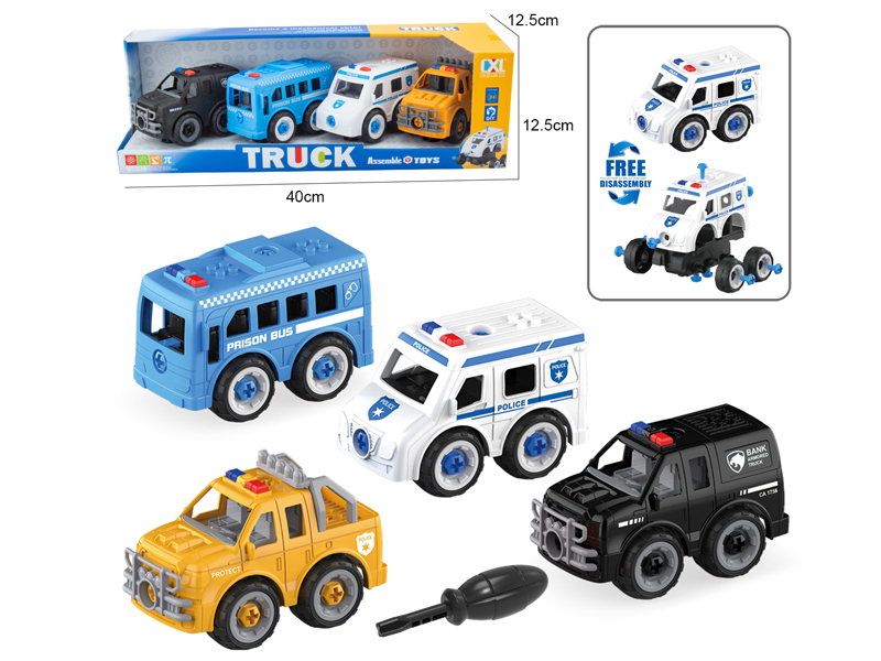 DIY Assembly Police Car (Manual)