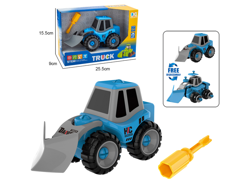 DIY Snow Pushing Engineering Vehicle