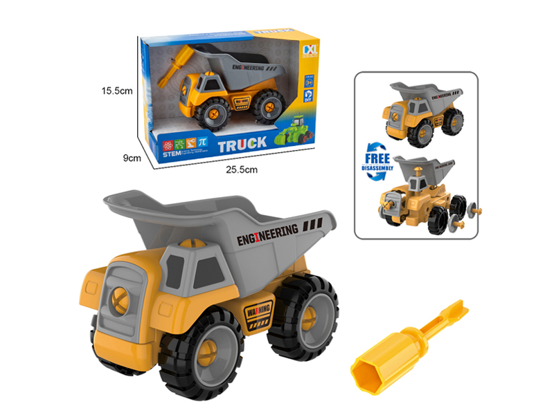 DIY Tipping Bucket Construction Vehicle