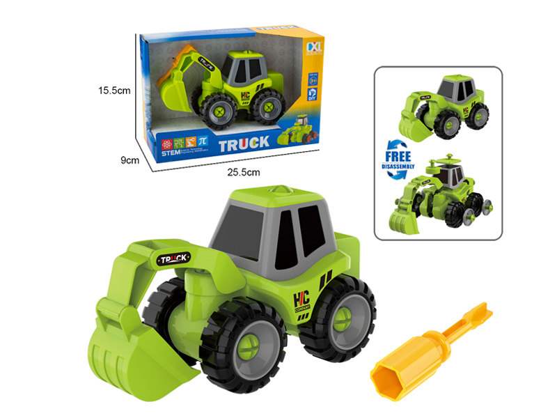 DIY Excavator Construction Vehicle