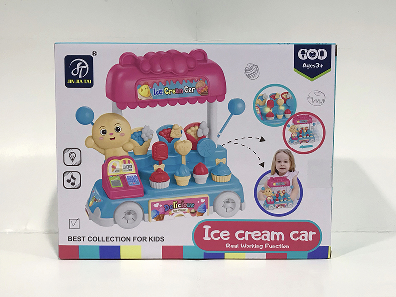 Cartoon Ice Cream Car