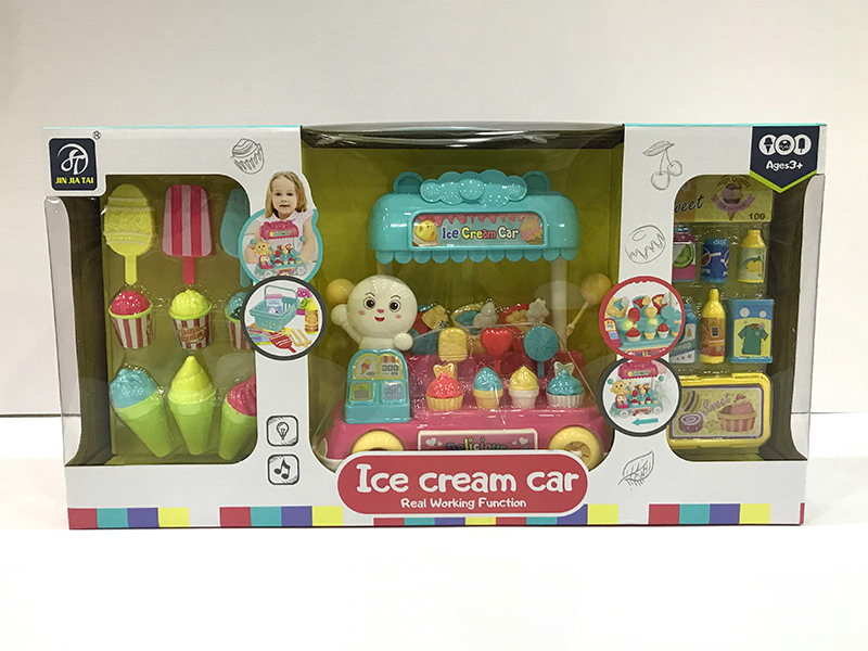 Cartoon Ice Cream Car Set