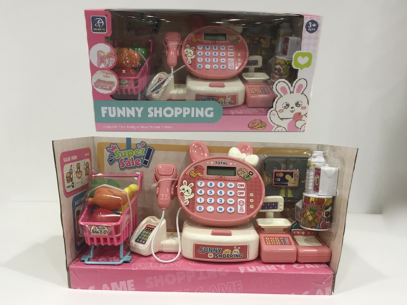 Rabbit Cash Register + Fruits Accessories