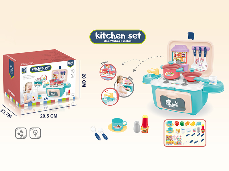 Gas Stove Kitchen Set