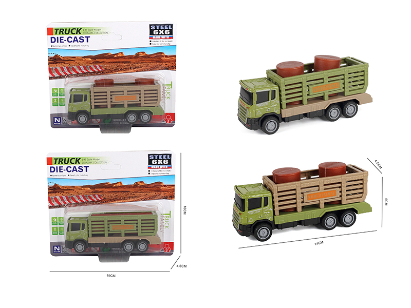 Simulated Friction Alloy Transport Truck