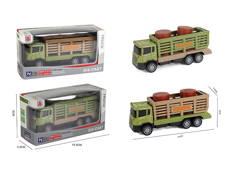 Simulated Friction Alloy Transport Truck