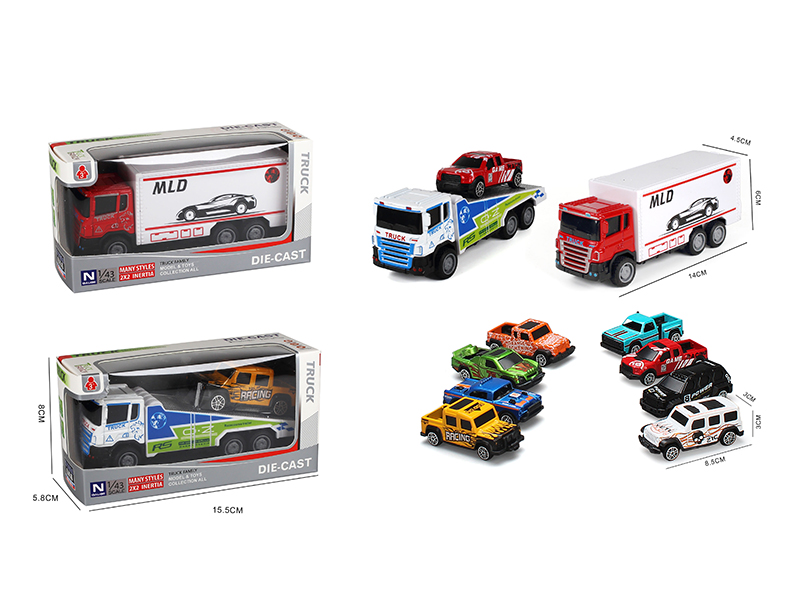 Simulated Friction Alloy Transport Truck