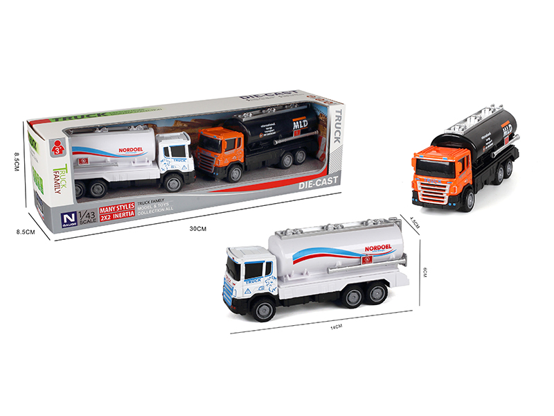 Simulated Friction Alloy Oil Tank Truck